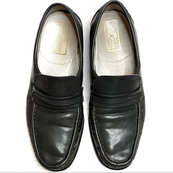 STUART MCGUIRE Leather Dress Loafers Shoes - Picture 5 of 13